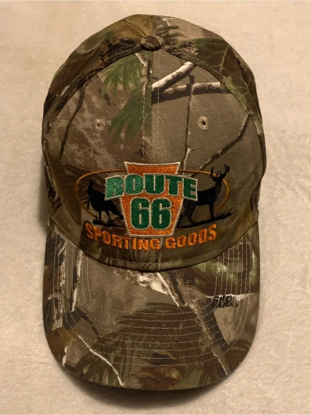 Camo Route 66 Sporting Goods hat
